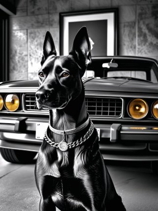 Luxury Doberman Wall Art, product image (1)