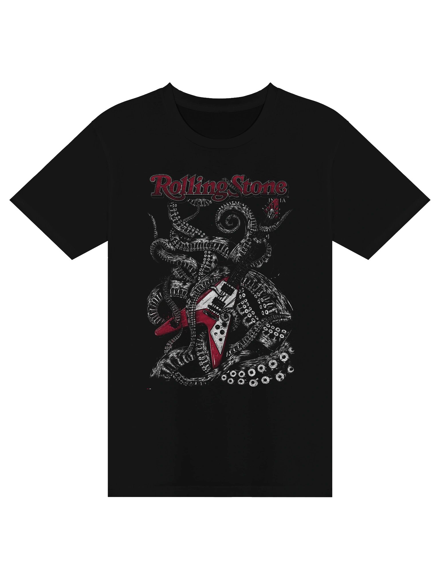 AS Colour 5001T Premium Tee – Rock Octopus Guitar Edition (DTG Print) product image (1)