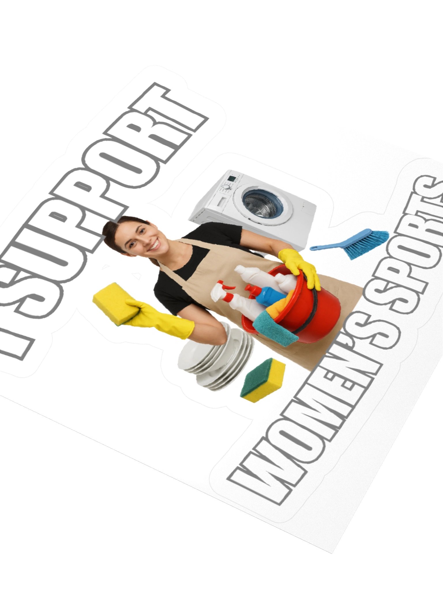 I Support Women's Sports Sticker product image (3)