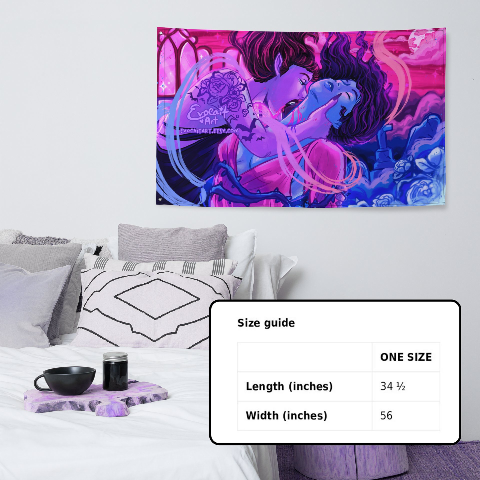 Fantasy Vampire Bisexual Pride Flag product image (5)