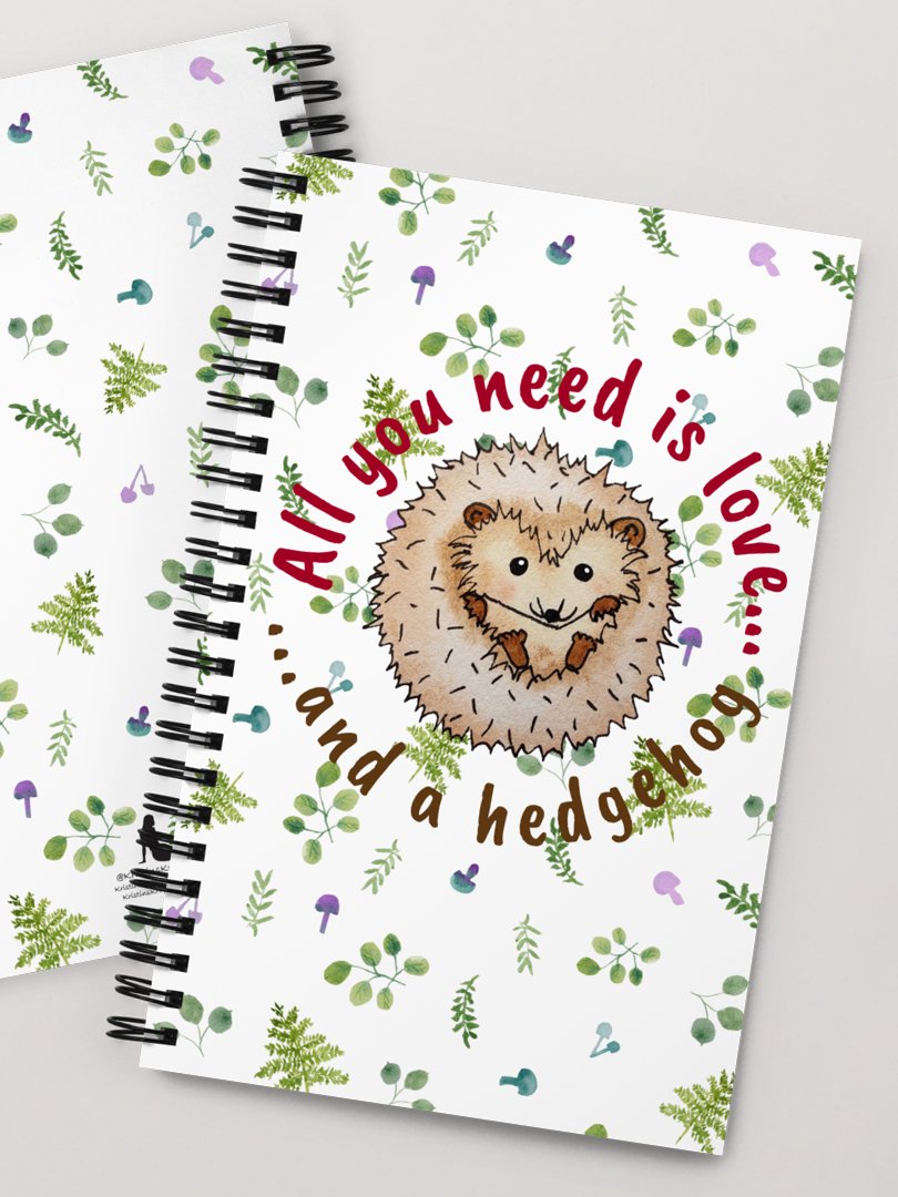 All You Need is Love And a Hedgehog Original Notebook product image (4)