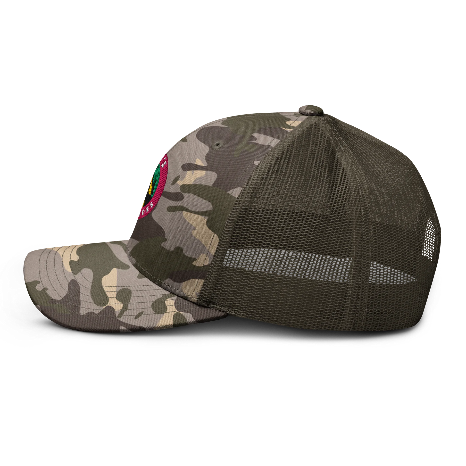 Lisa’s Escapades Adventure Logo Camo Olive Hat product image (3)