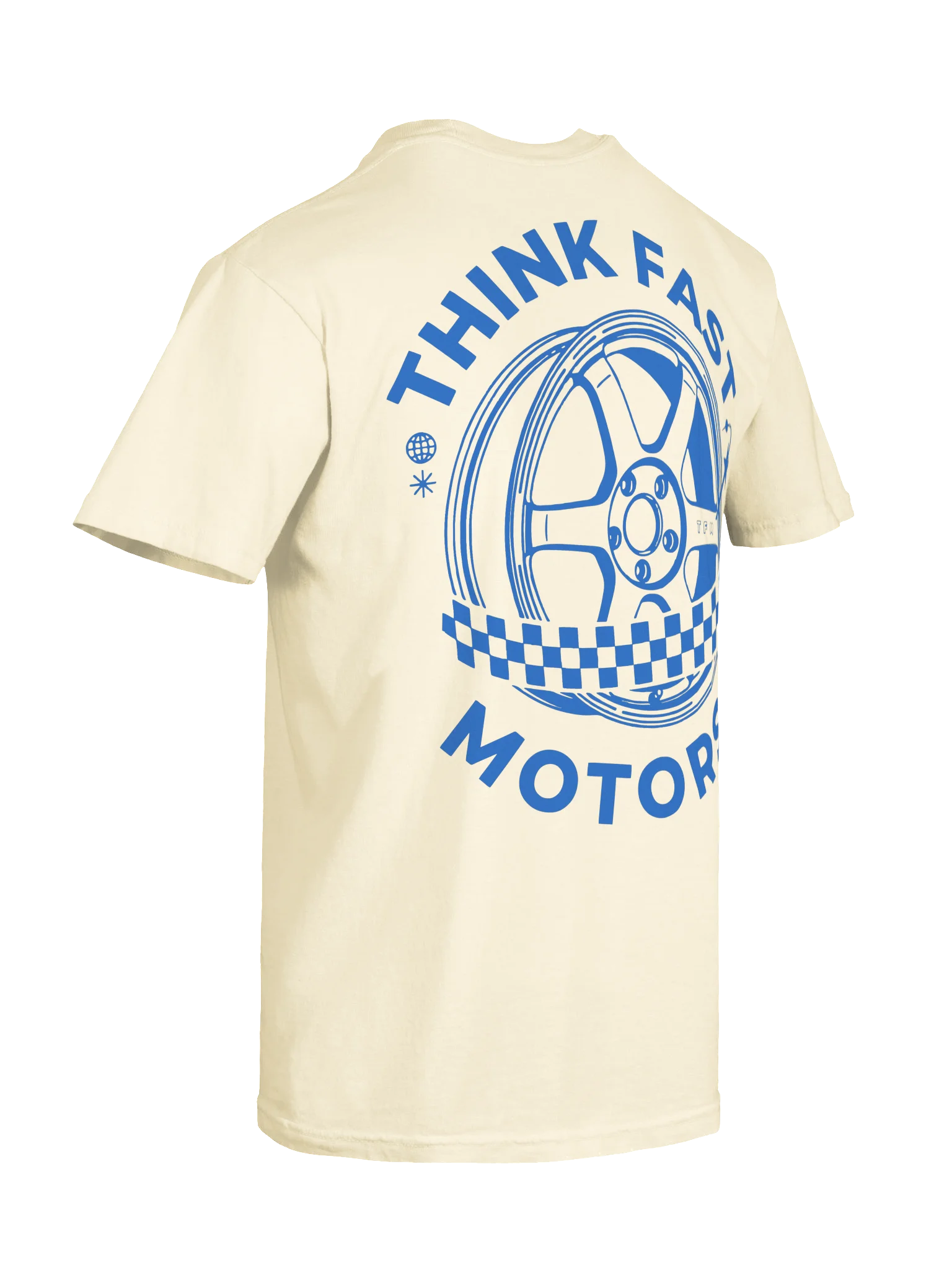 Think Fast Motors Global Tee - Ivory product image (8)