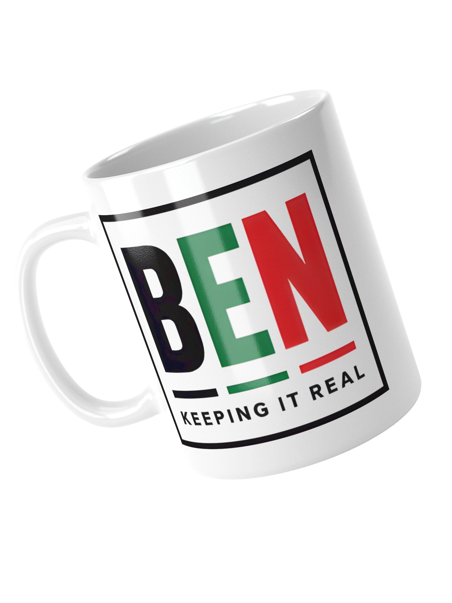 BEN Keeping It Real White Mug product image (14)