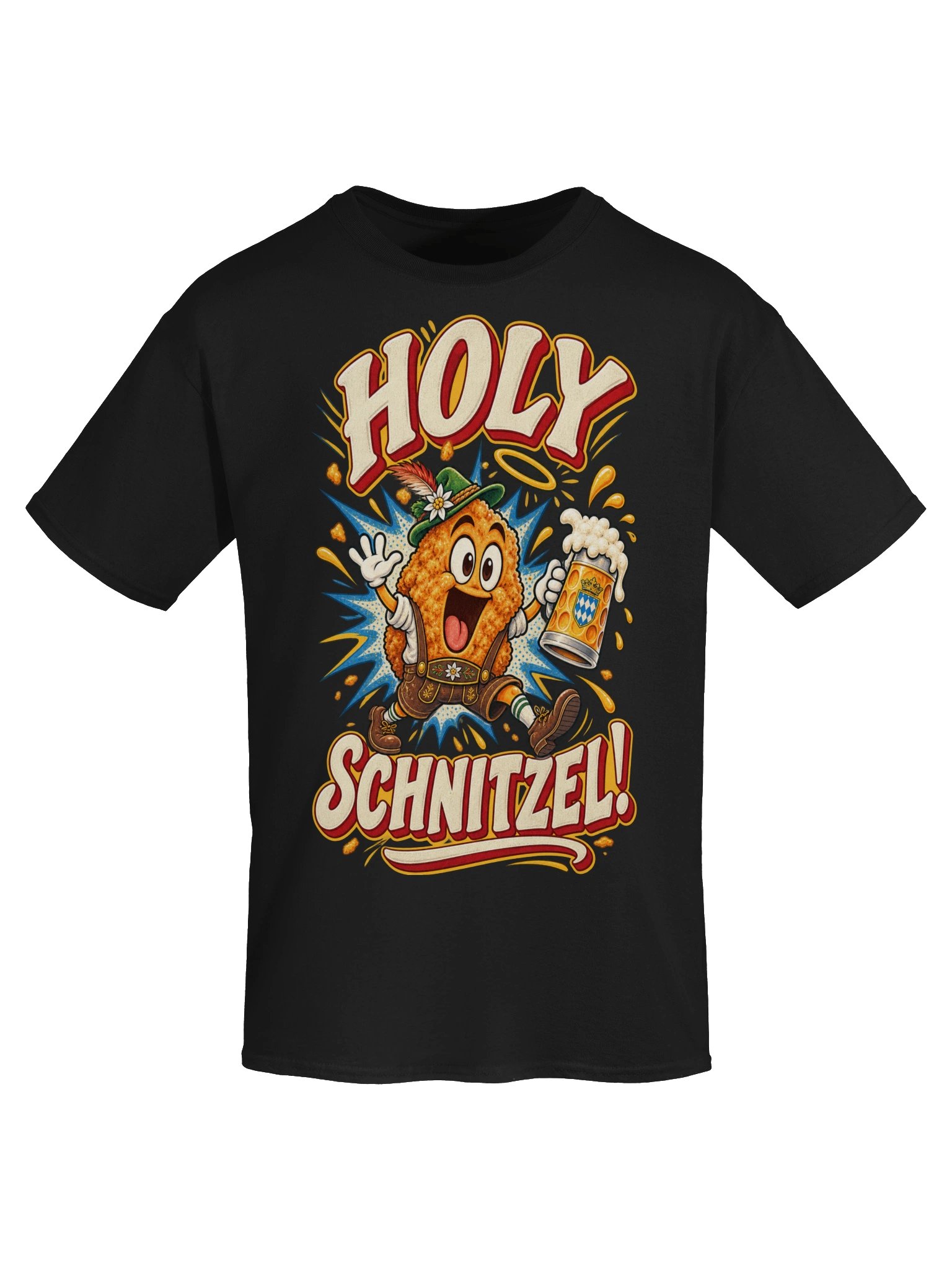 Holy Schnitzel Funny Oktoberfest German Beer Vintage Tee product image (56)