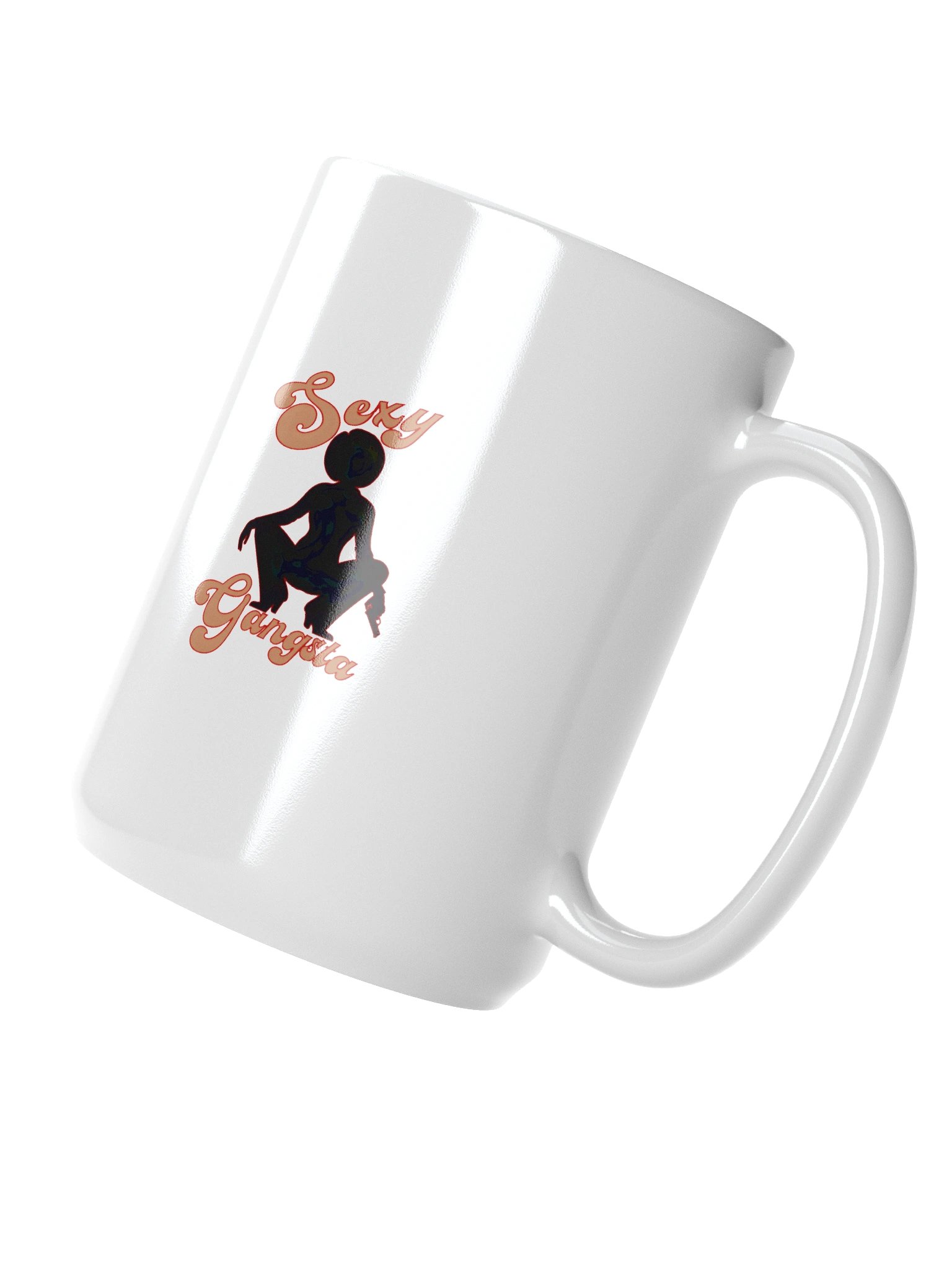 Sexy Gangsta Squat White Glossy Mug product image (3)