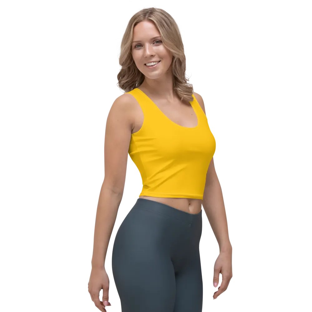 Plain Color Amber Crop Top product image (4)