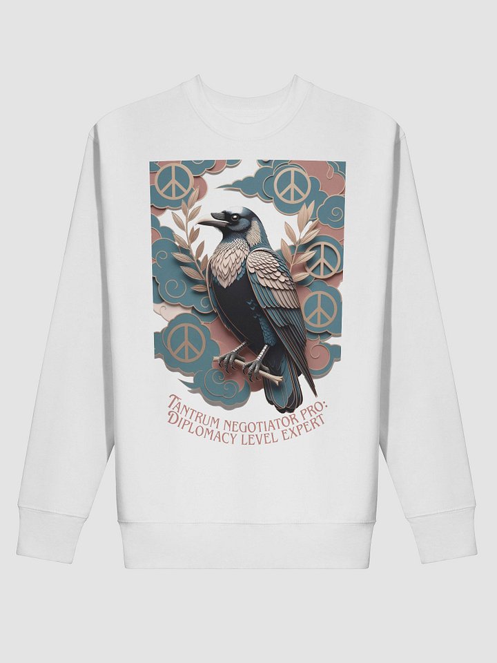 Raven Tantrum Mediator Sweatshirt, Diplomacy Expert Pullover, Sarcastic Mom Gift product image (2)