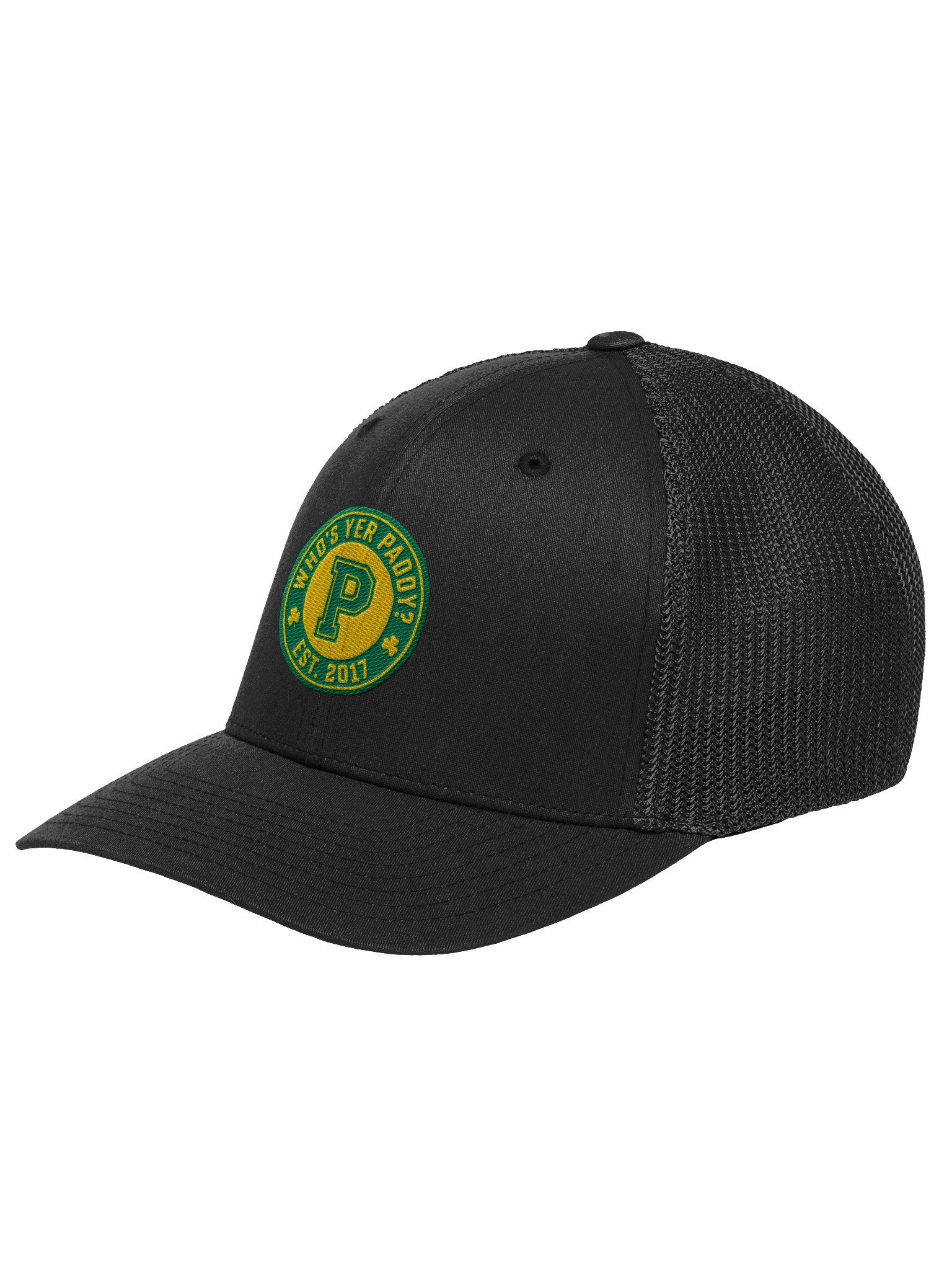 Team Paddy Parkway Meshback Flexfit Trucker Var. / Green & Yellow Parkway product image (3)