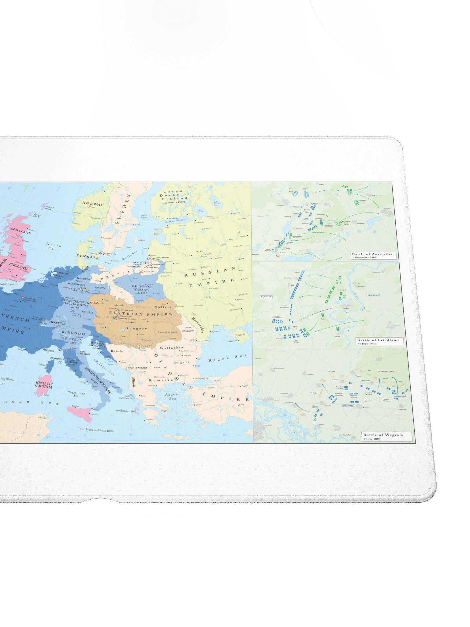 Napoleonic Europe 1809 - Gaming Mouse Pad product image (5)