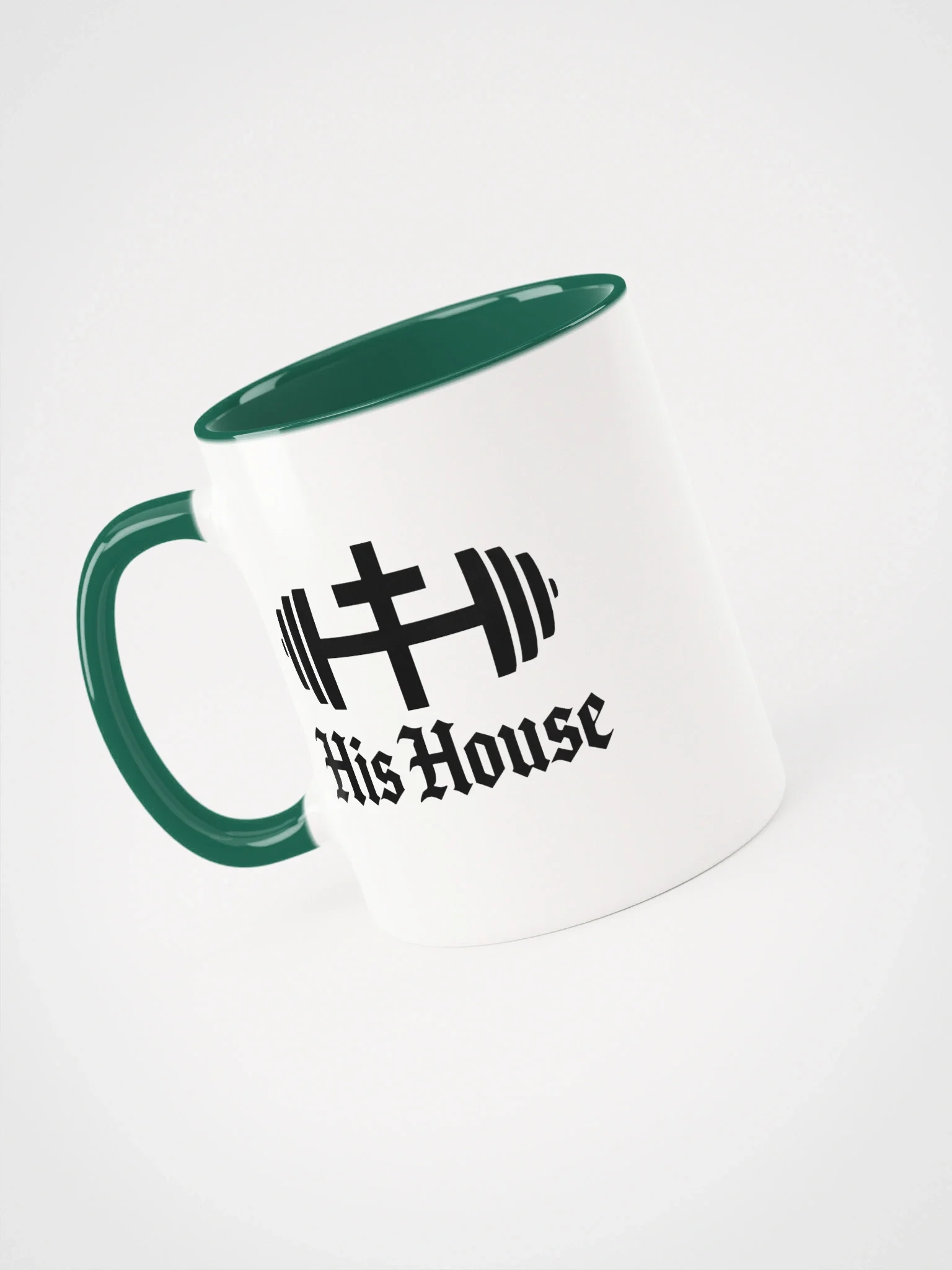 His House Ceramic Mug w/Color Inside - 11oz by His House