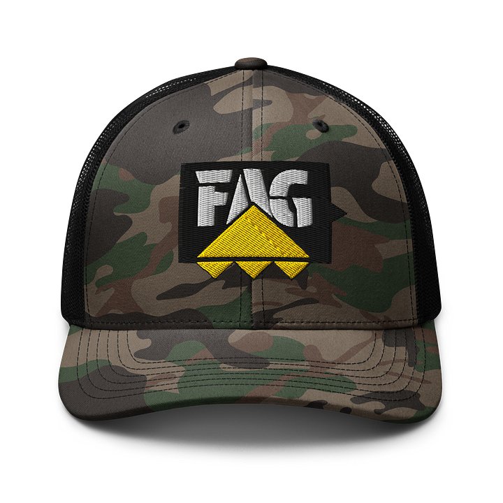 HIGH TECH RED NECH GAY RNC CAMO TRUCKER HAT product image (1)