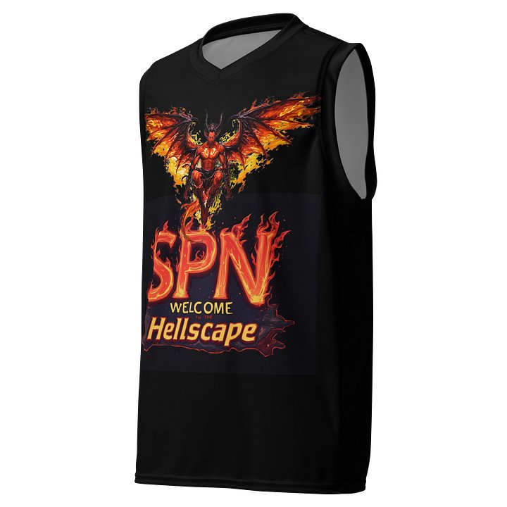 S.P.N Hellscape Unisex Basketball Jersey product image (1)