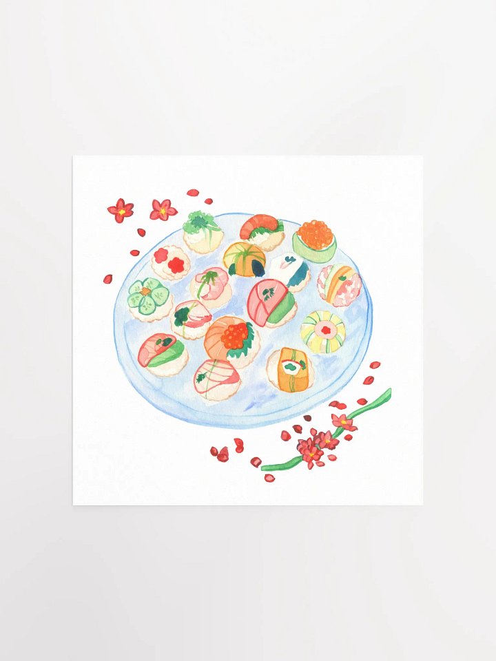 Plate Of Sushi Art Print product image (2)