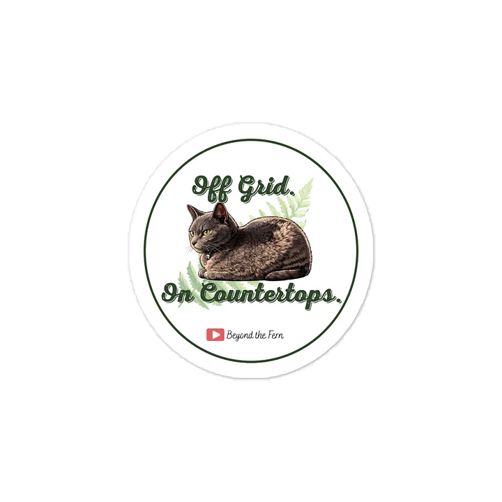 Off Grid. On Countertops. Sticker product image (1)