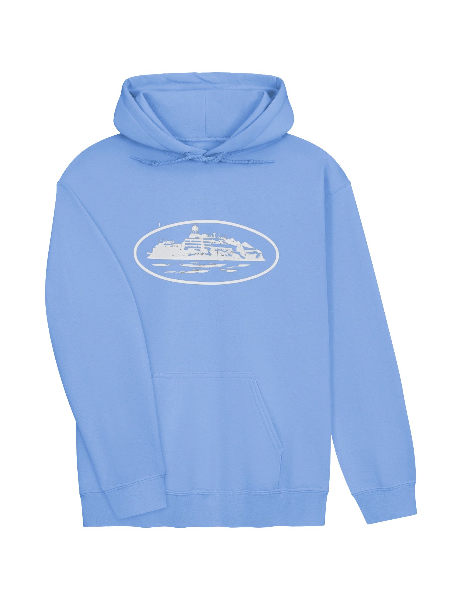 Corteiz Alcatraz Hoodie Baby Blue product image (3)