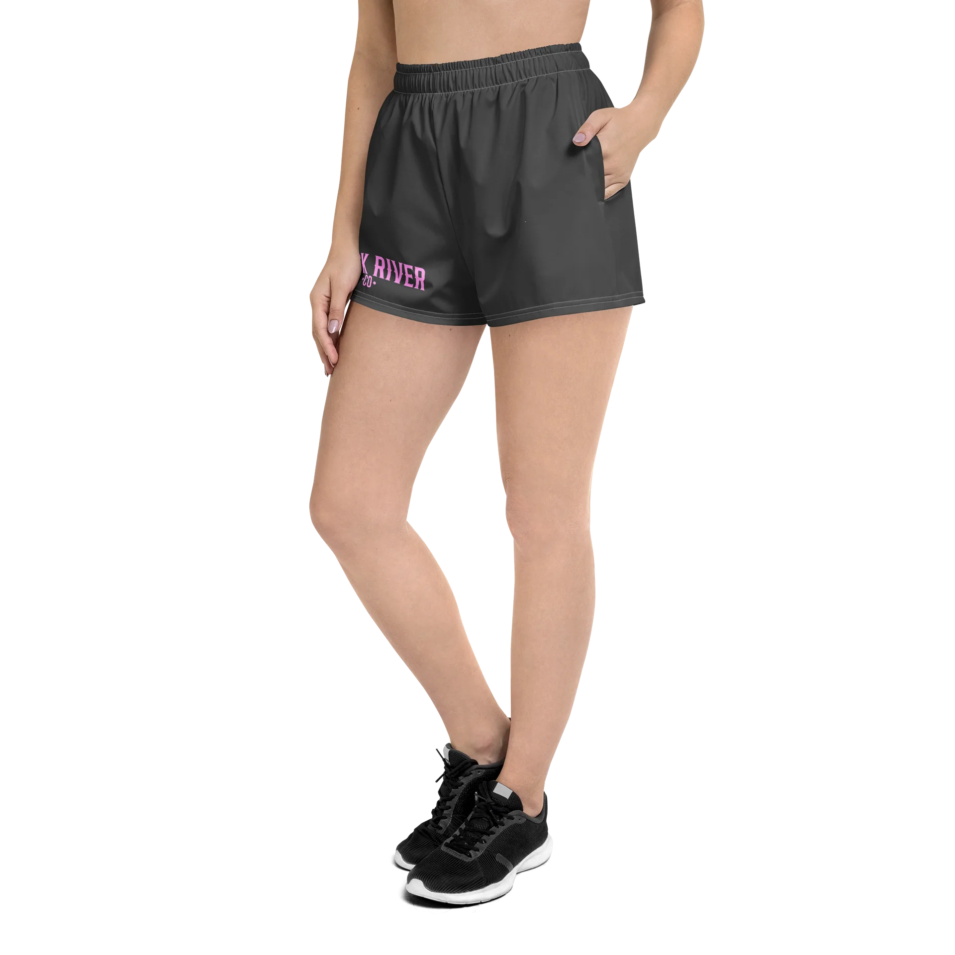 Black River Co. Shorts | Girls | Black/Pink product image (2)