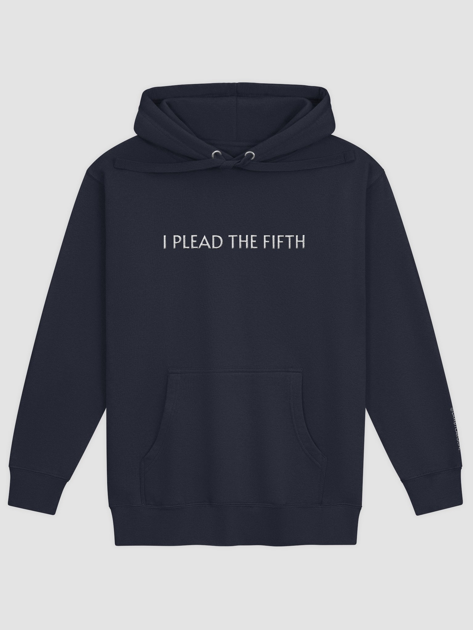 Embroidered "I Plead the Fifth" - Matching Set Hoodie product image (1)