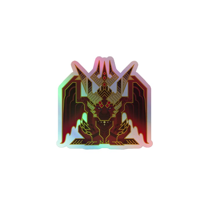 DanTheDracoKing Holographic Sticker product image (1)
