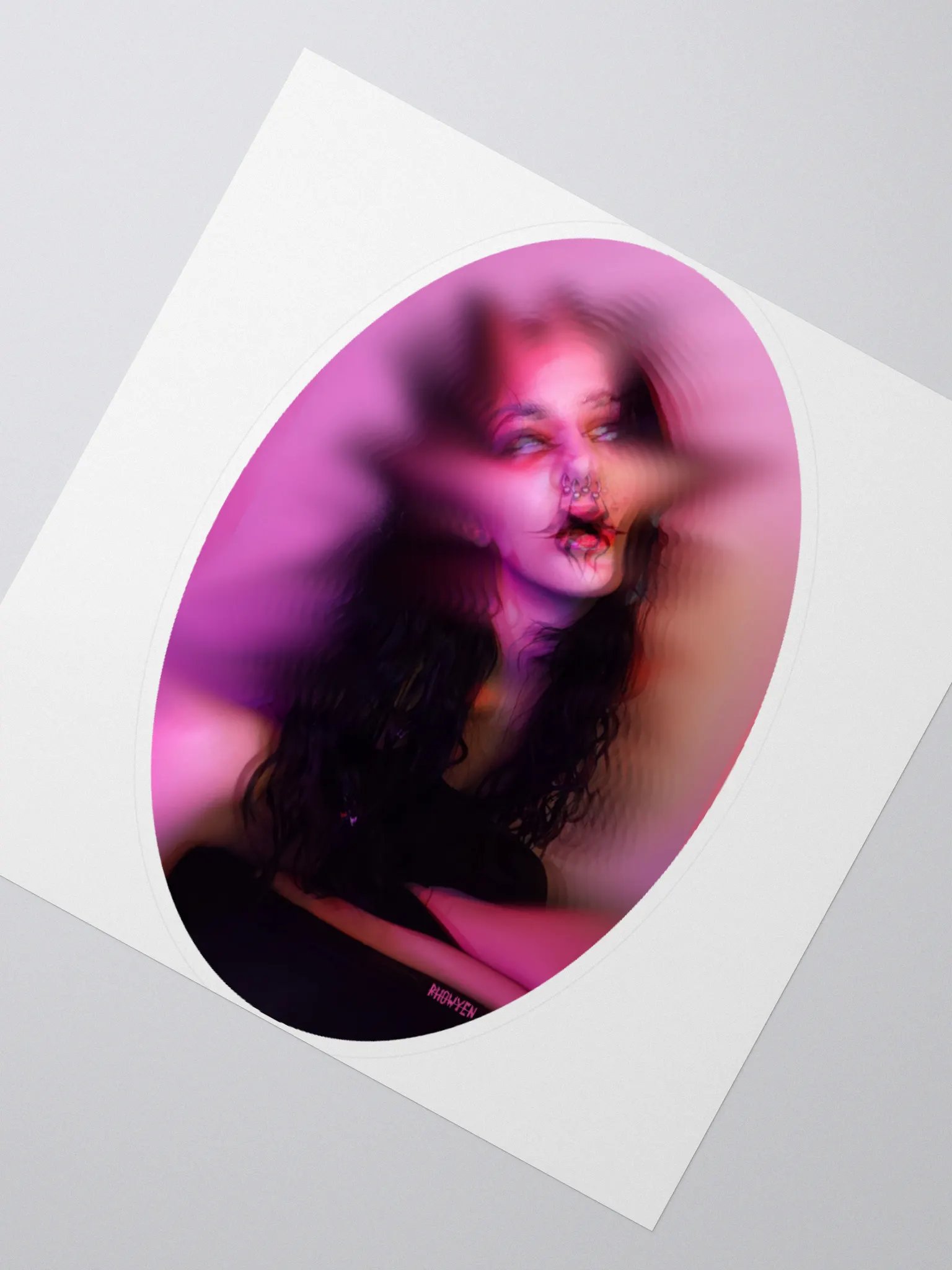 Falling into the Void Matte Sticker product image (4)