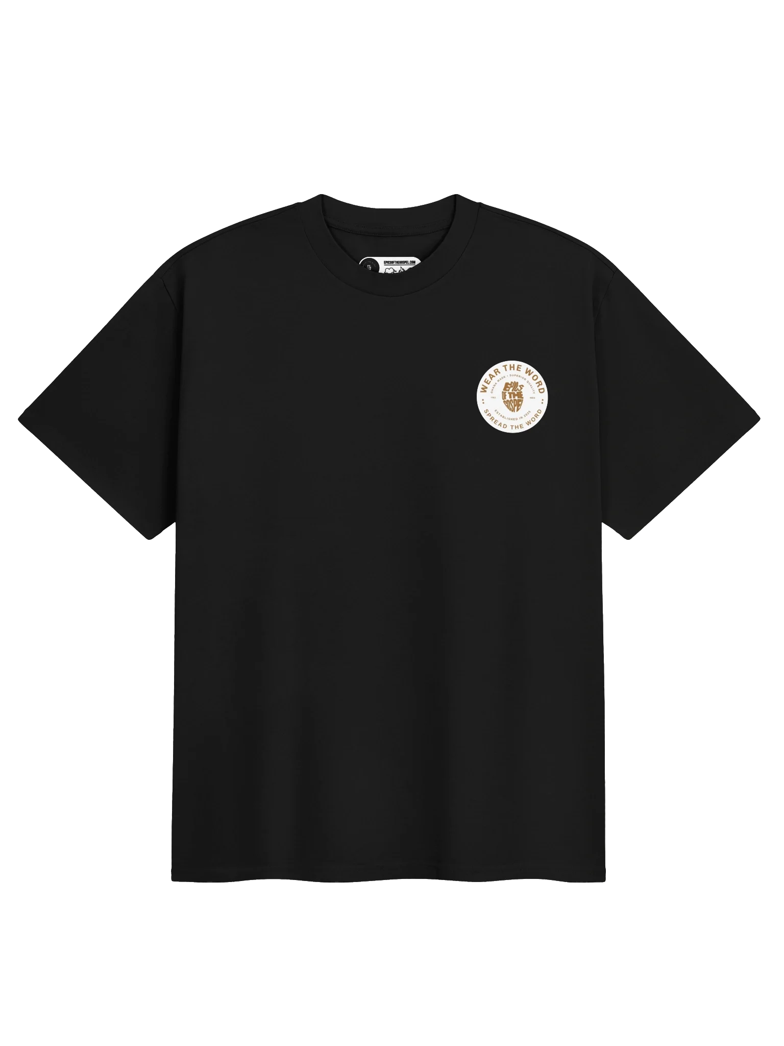 'He Who Overcomes' The World' Heavy Tee