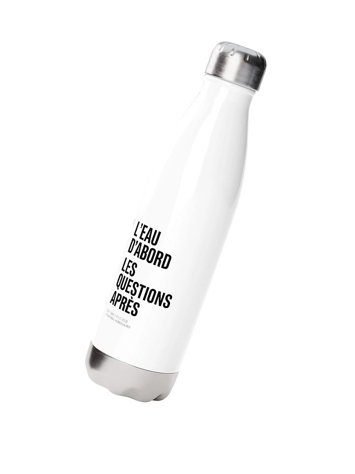 Gourde Isotherme "L'EAU D'ABORD. LES QUESTIONS APRÈS." : Field Issue product image (2)