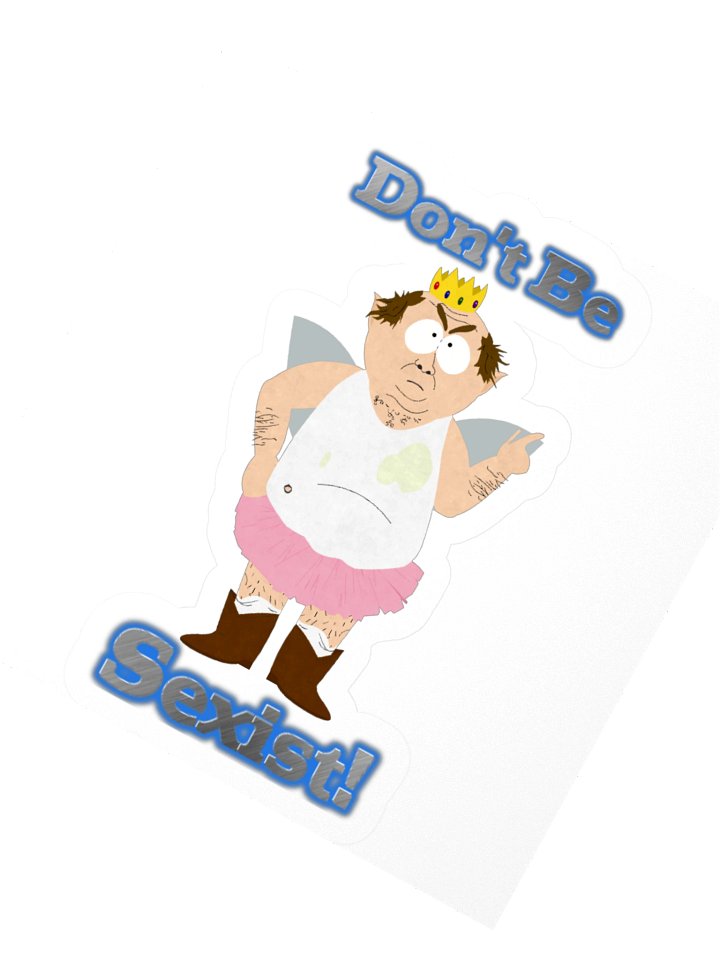 Don't Be Sexist Sticker product image (5)