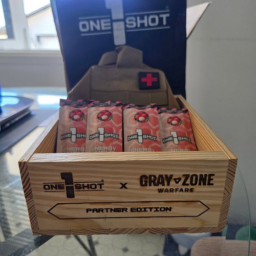 @1shotenergy hooked me up with some patches in the @grayzonewarfare crate! Extremely grateful to be a Partner with 1Shot and ...