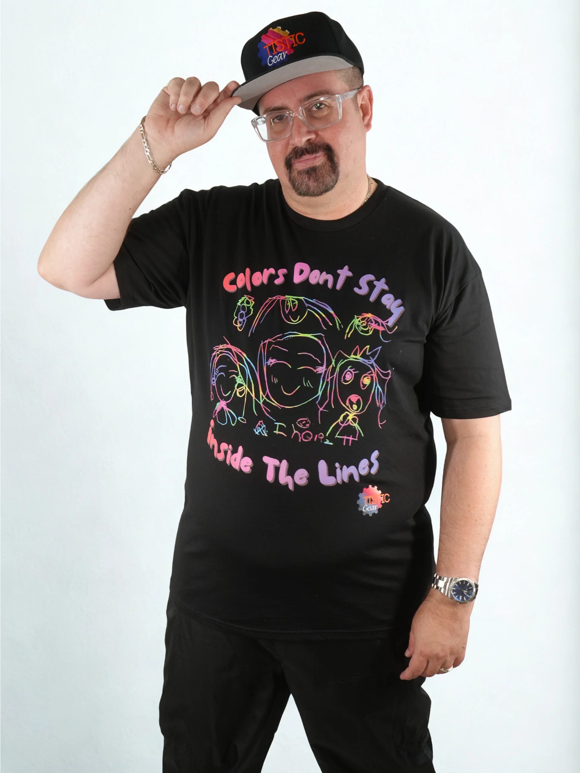 Men's TISTIC Gear – Colors Don’t Stay Inside The Lines Limited Edition Tee product image (4)