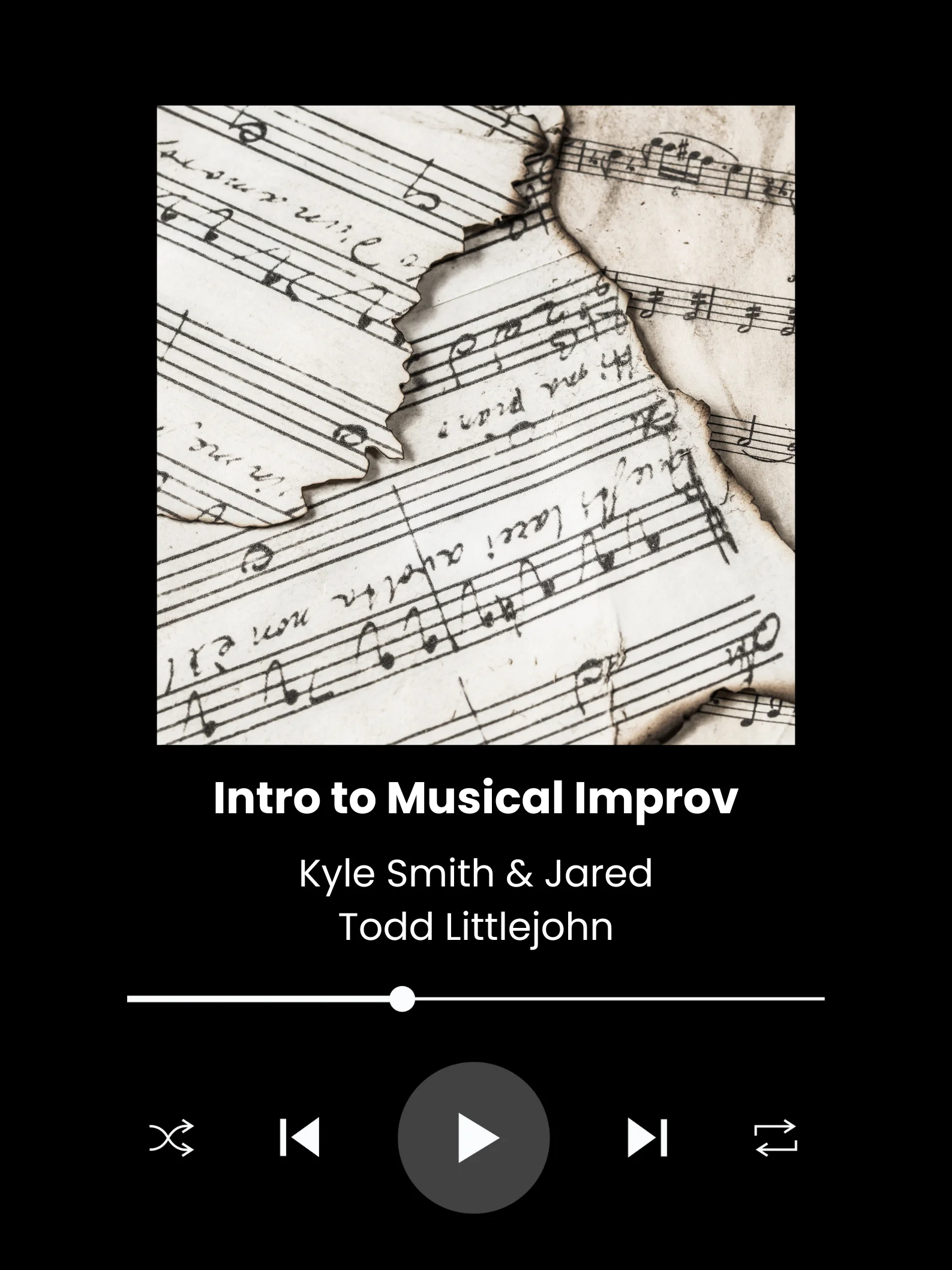 (LOCATION: Holly Chin Vocal Studio) 4 Week Intro to Musical Improvisation Thursdays 02/05/2026 - 02/26/2026 product image (1)