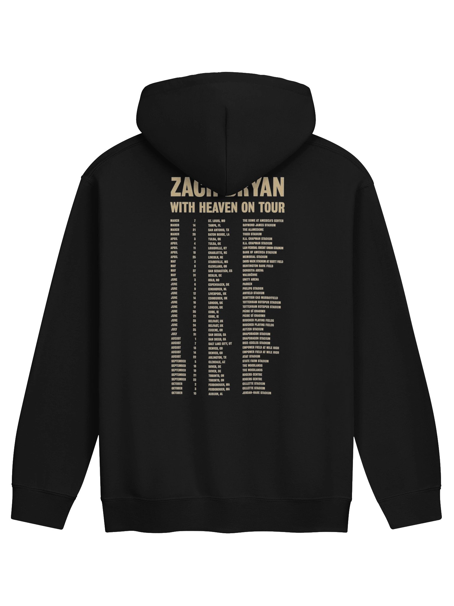 Zach Bryan With Heaven On Tour Hoodie product image (4)