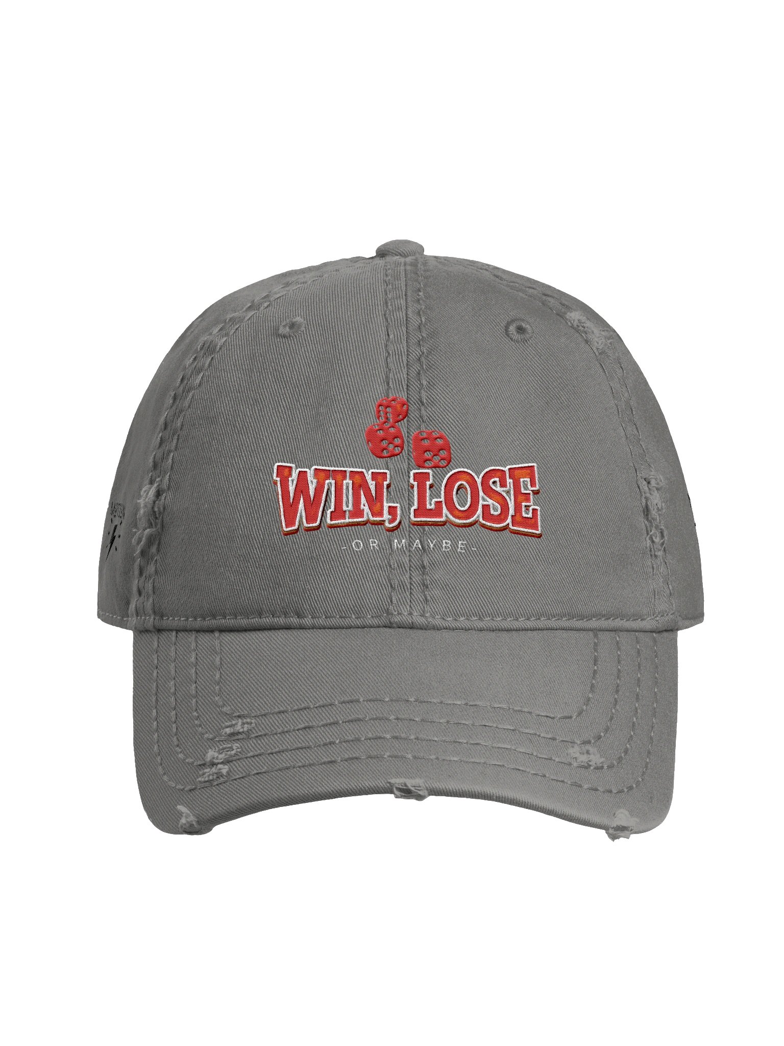 "Win, Lose or Maybe" Distressed Dad Hat product image (1)