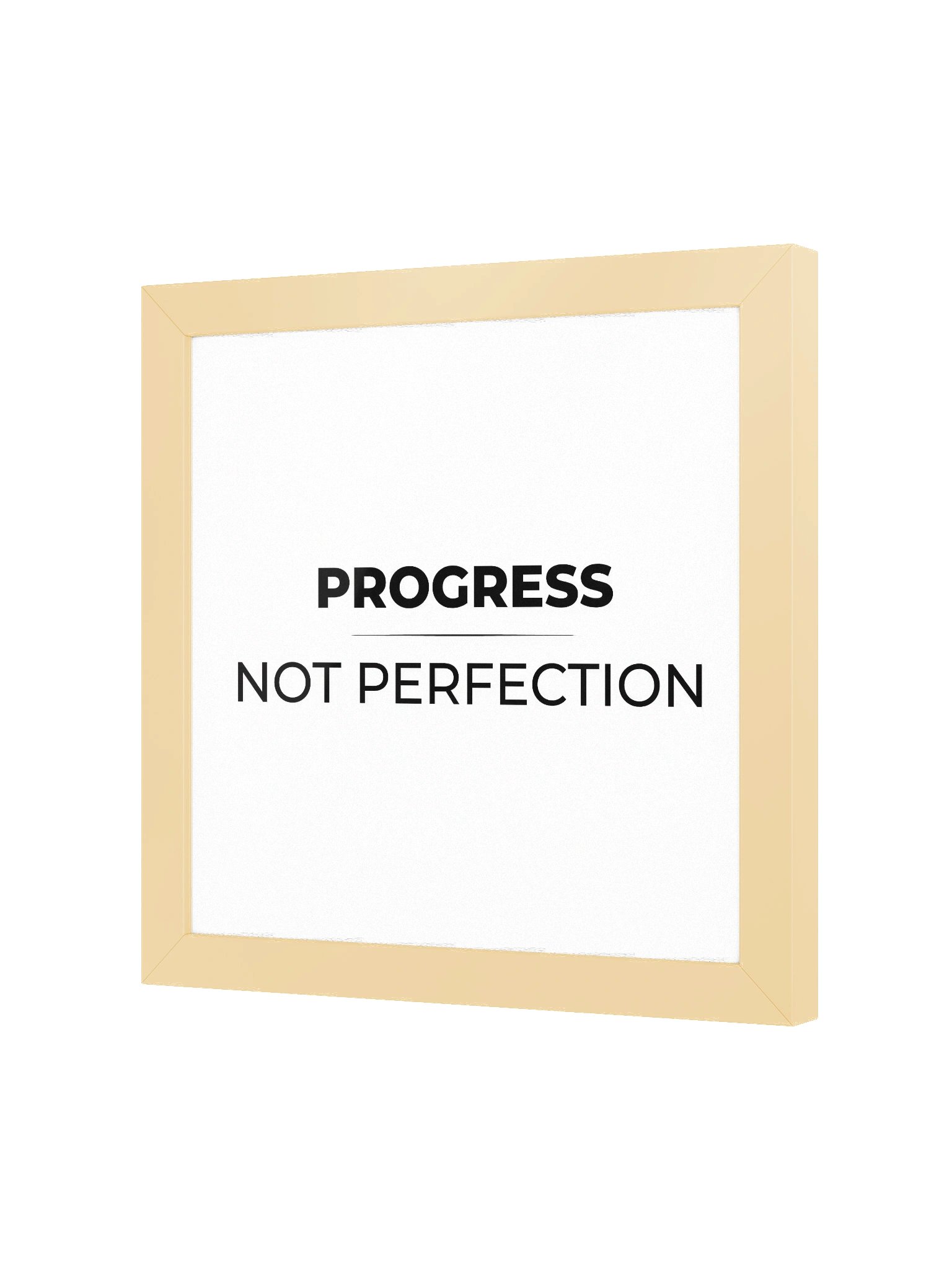 Framed Reminder - Progress. Not Perfection - Oak product image (3)