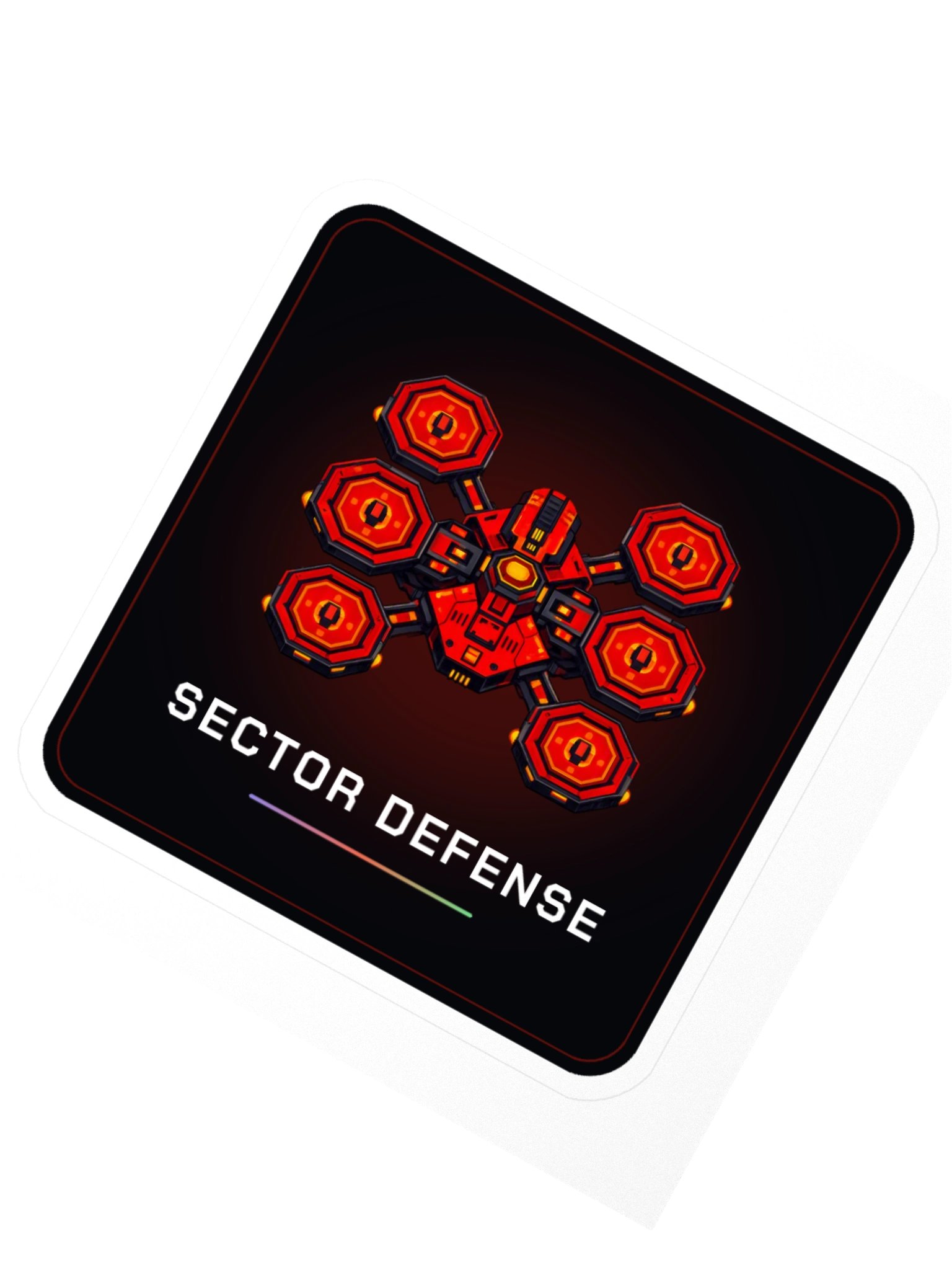 Sector Defense Crimson Raider Sticker product image (2)
