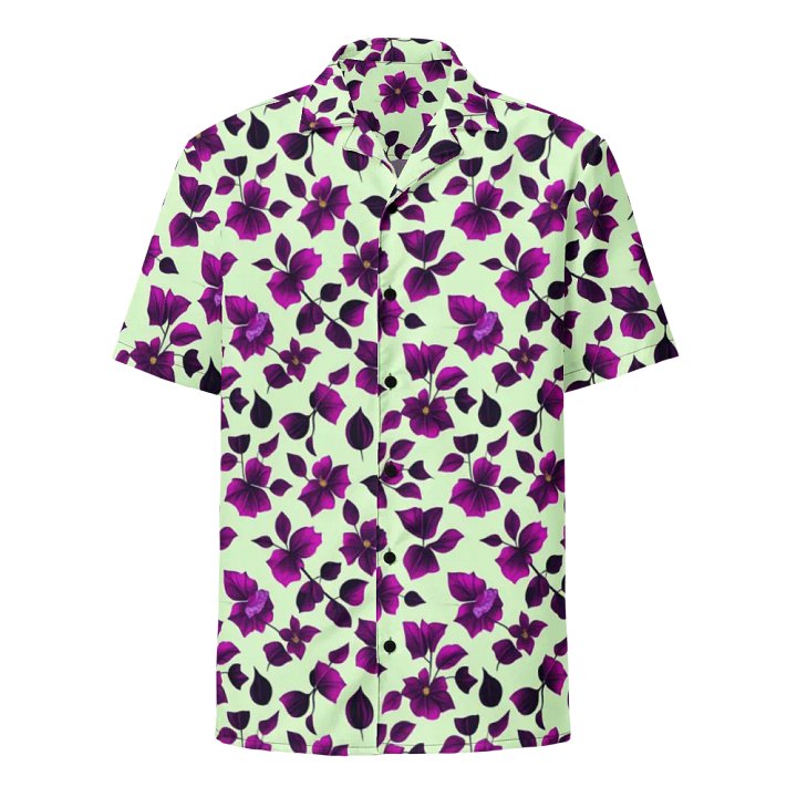 Floral Pattern Pua Melia Flowers Hawaiian Shirt product image (1)