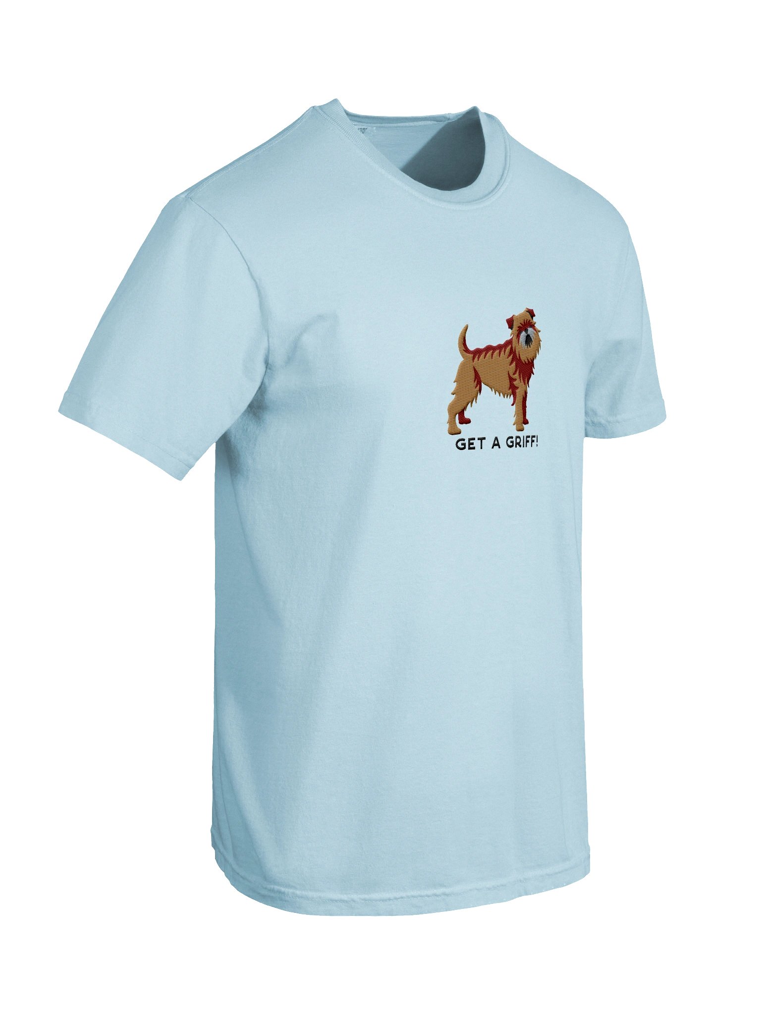 Get a Griff T-Shirt(Embroidered) of a Brussels Griffon(Tan) product image (11)