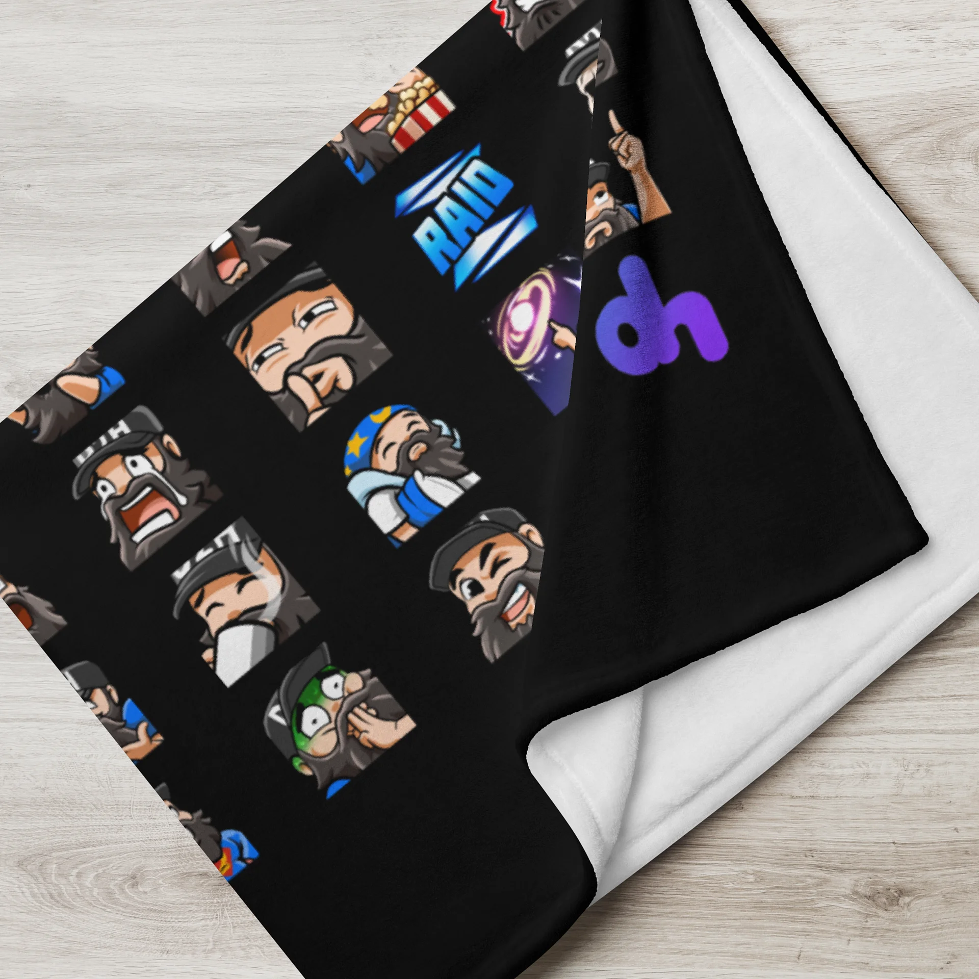 Emote Throw Blanket (Black) product image (3)