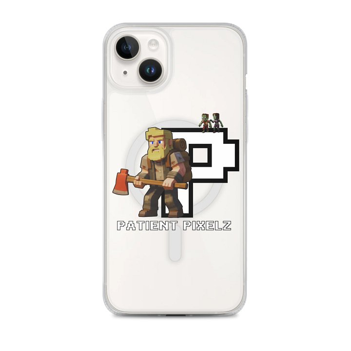 Patient PixelZ P Logo iPhone® MagSafe® Case (Clear) product image (1)