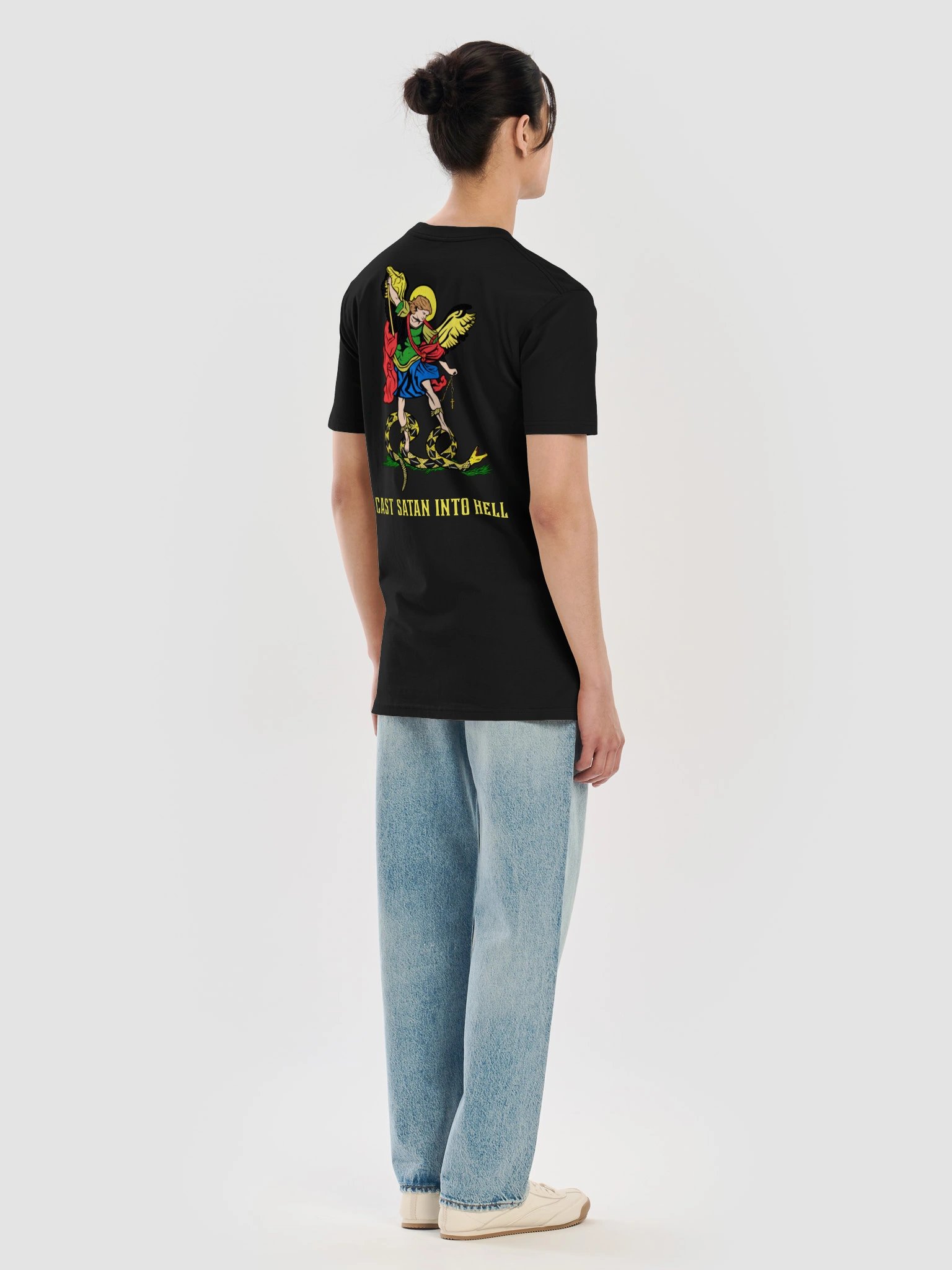 Saint Michael 'Cast Satan into Hell' - Heavy Tee product image (48)