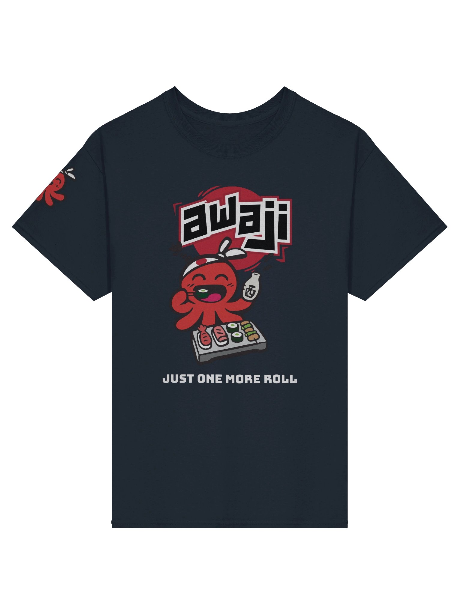 Awaji Just One More Roll Tee Navy product image (1)