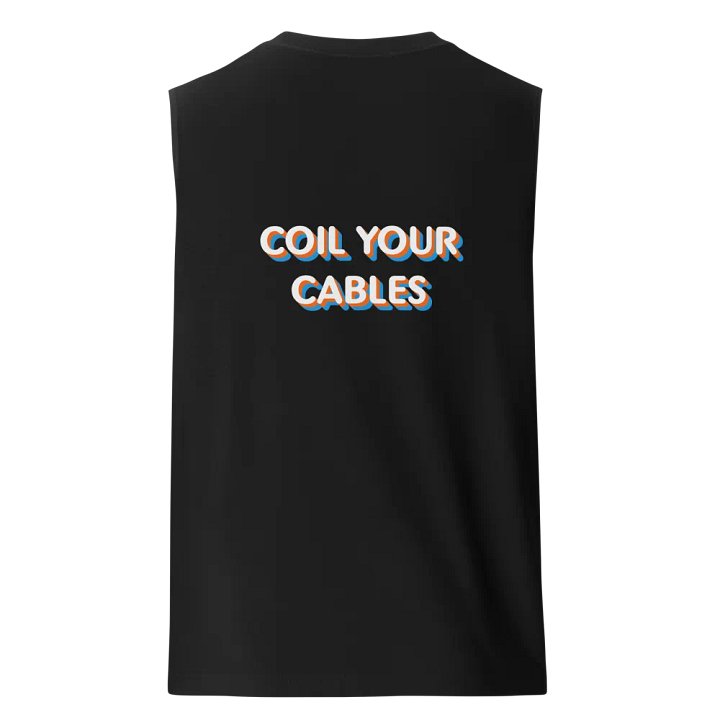 Coil Your Cables/Marble Guitar Pick Muscle Tank product image (1)