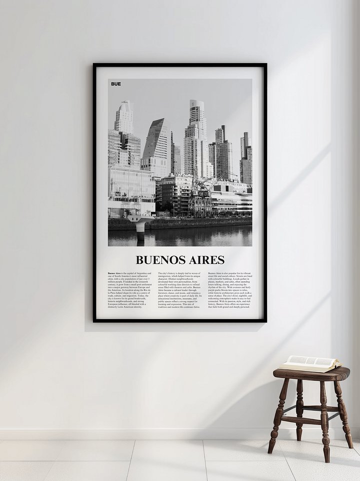 Buenos Aires 02 Newspaper Poster product image (2)