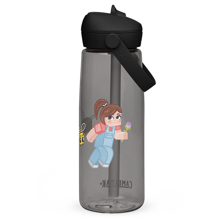 Bee Team Flip Straw Water Bottle by Courtilly product image (1)