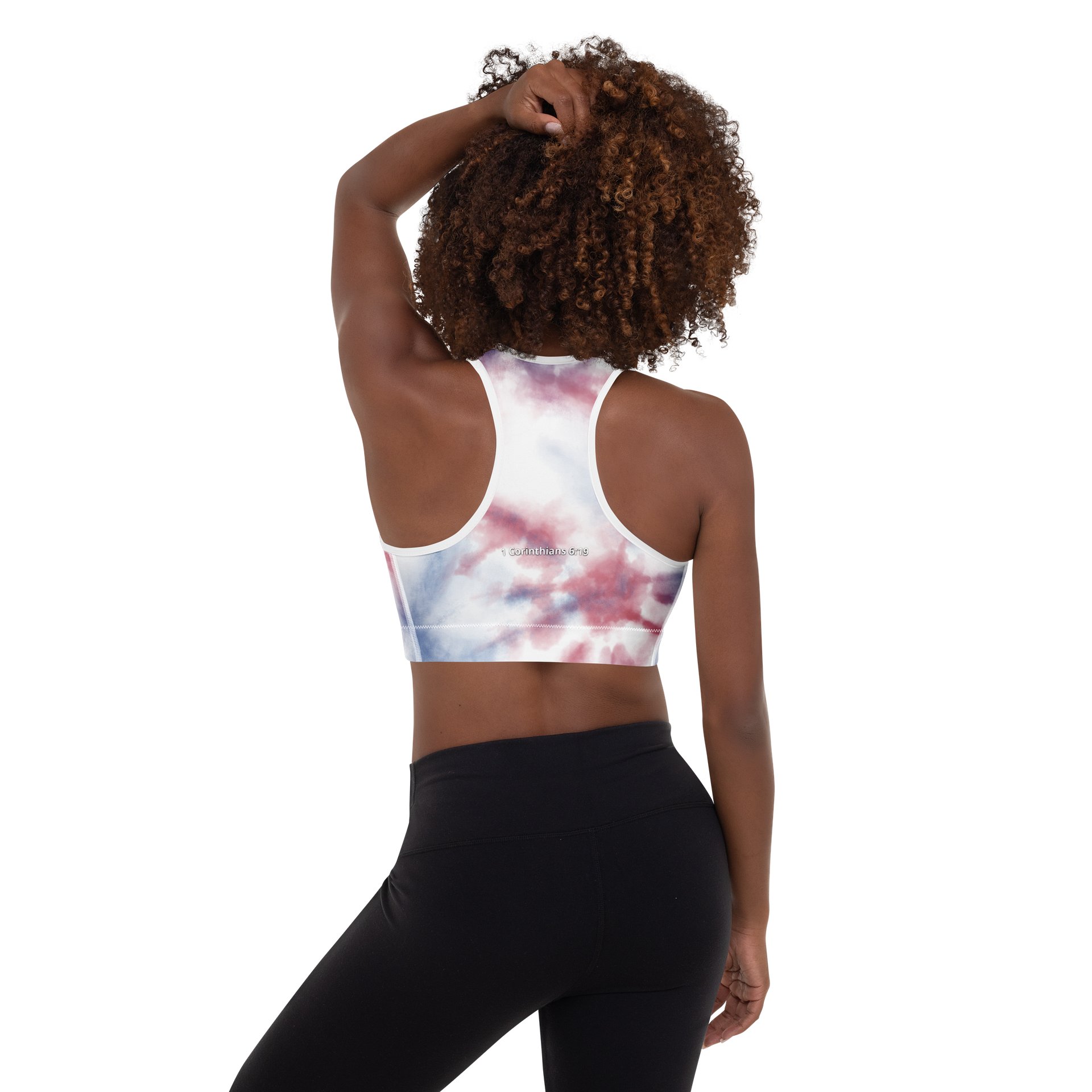 His House Women's Padded Sports Bra - "USA 250th" product image (2)