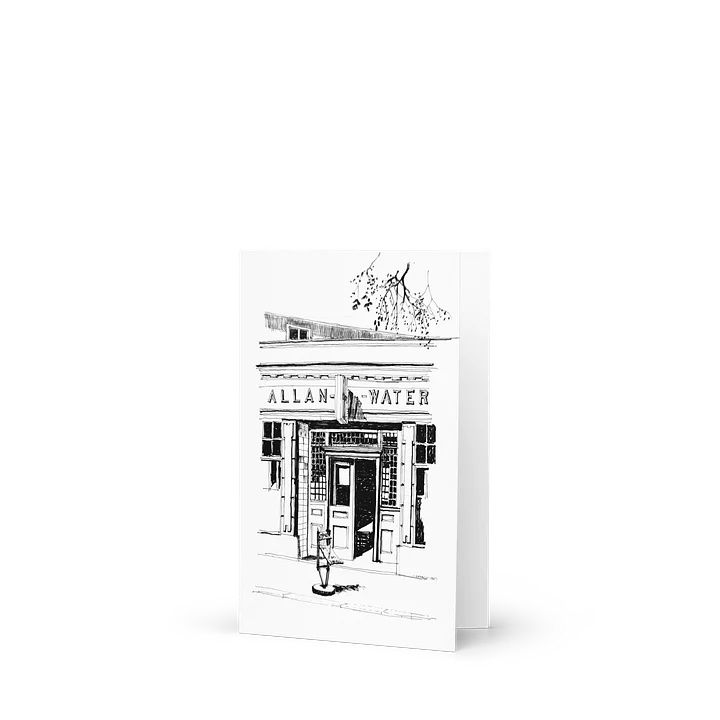 The Allanwater Cafe, Bridge of Allan - Greeting Card product image (1)