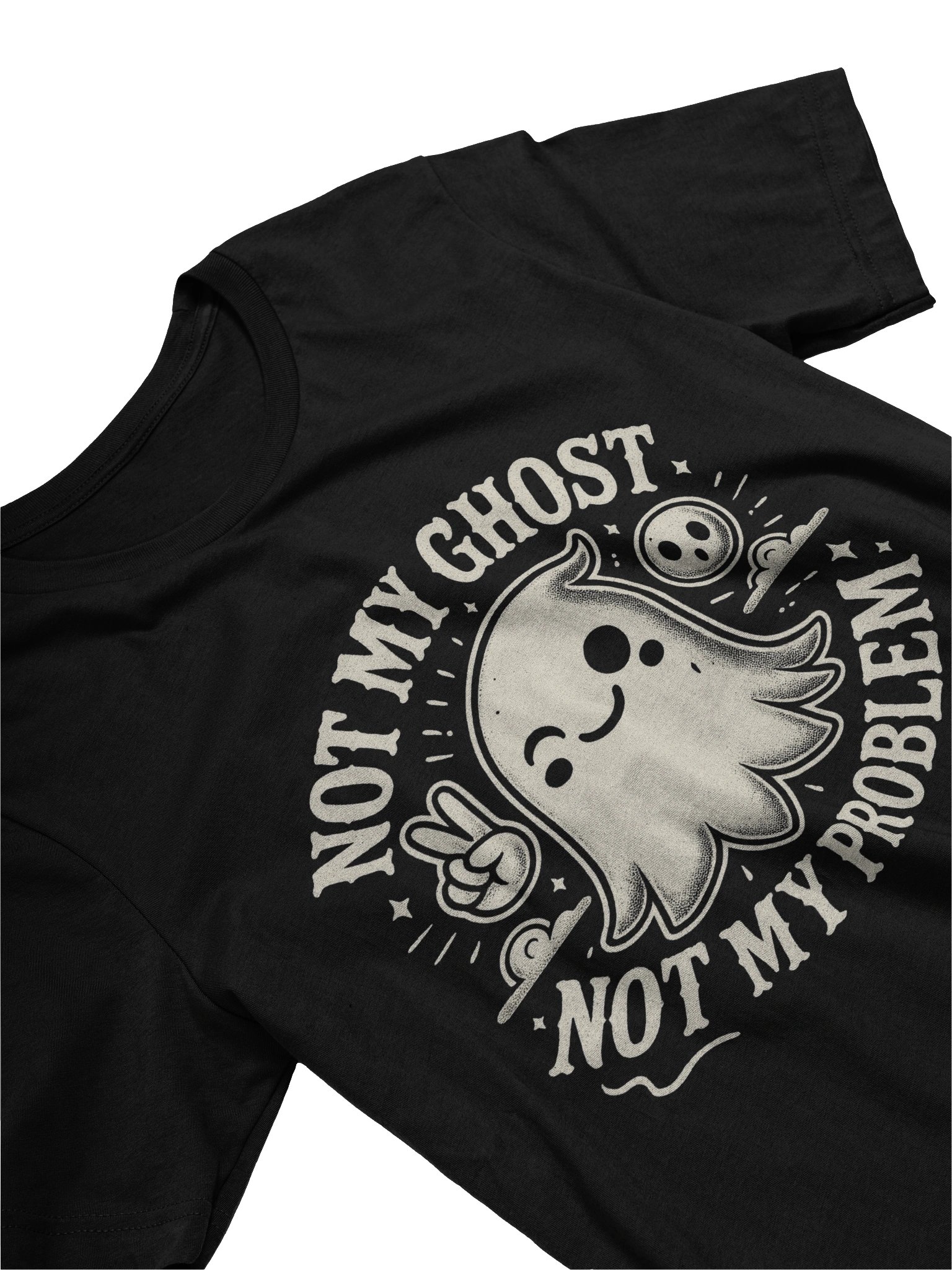 Retro Peace Ghost Tee product image (2)