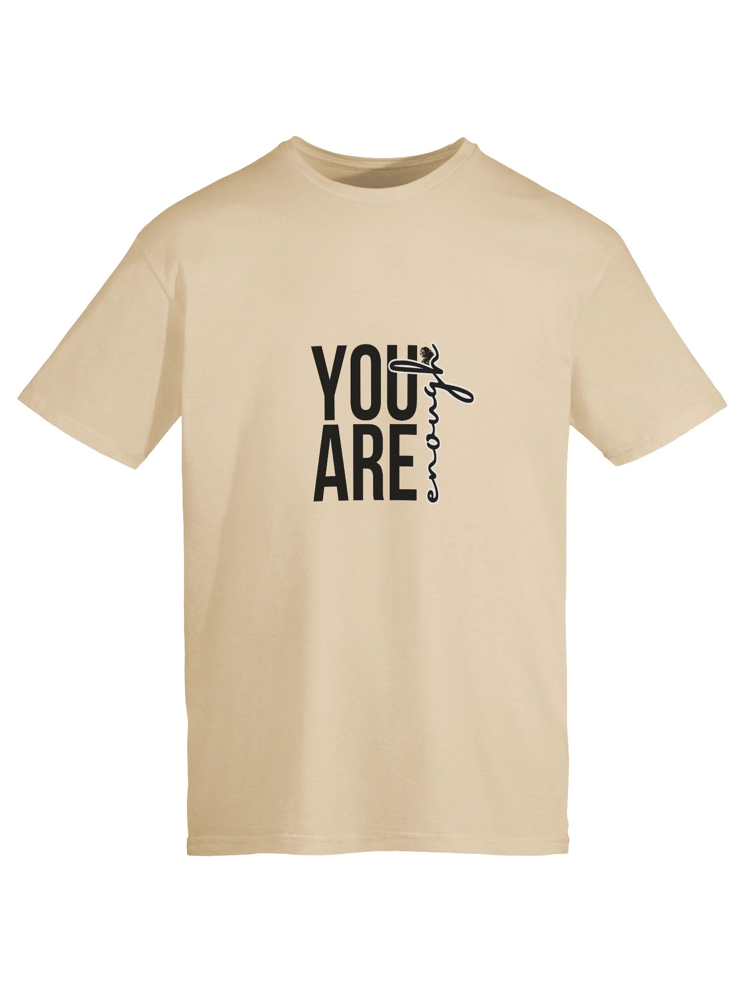 Vertical 'You Are Enough' Script Unisex T-Shirt product image (54)