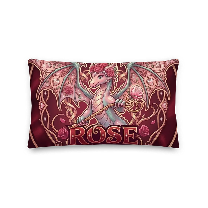 Enchanted Rose plays All-Over Print Premium Pillow product image (2)