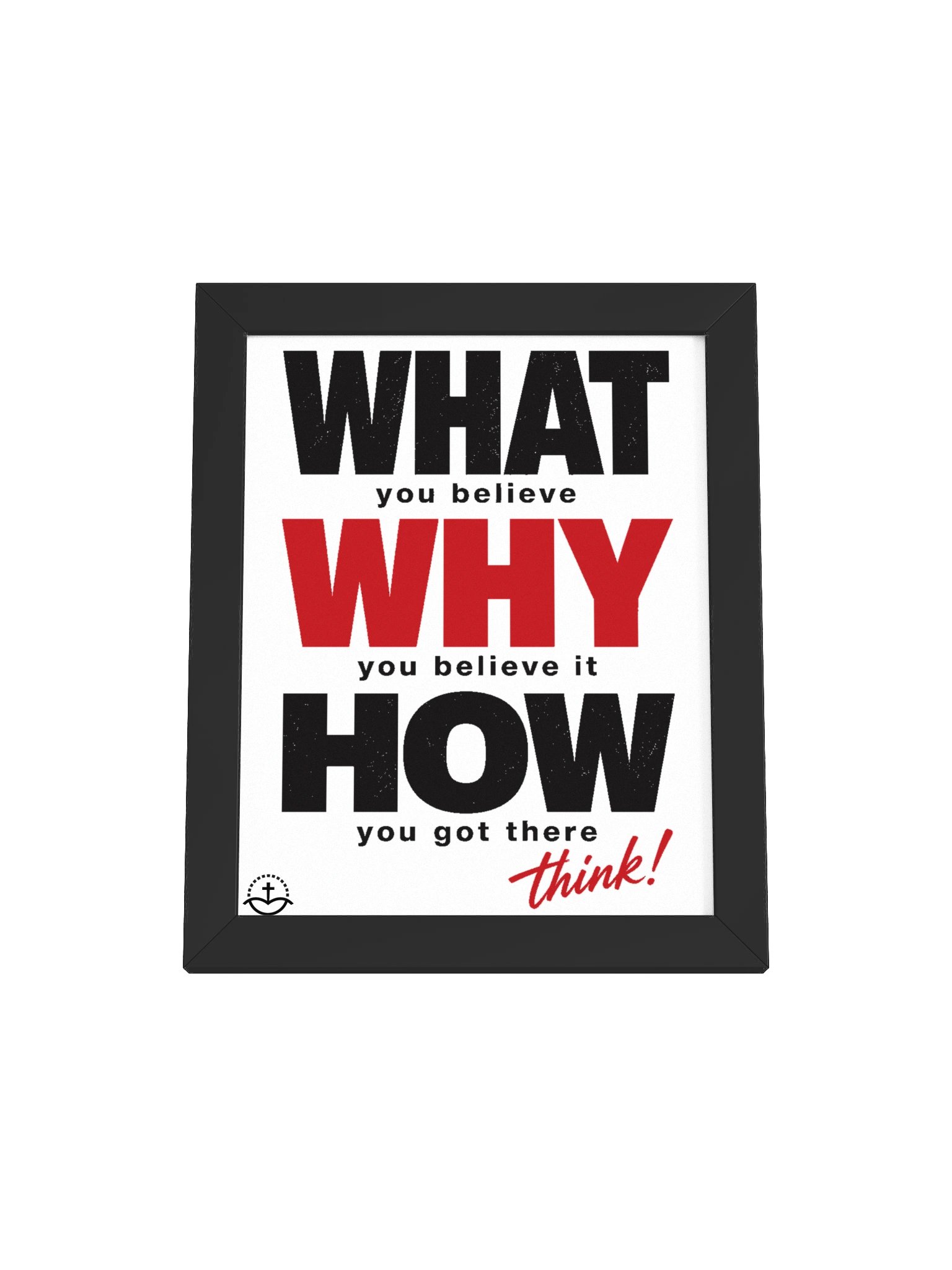 What Why How Motivational Quote Poster product image (8)
