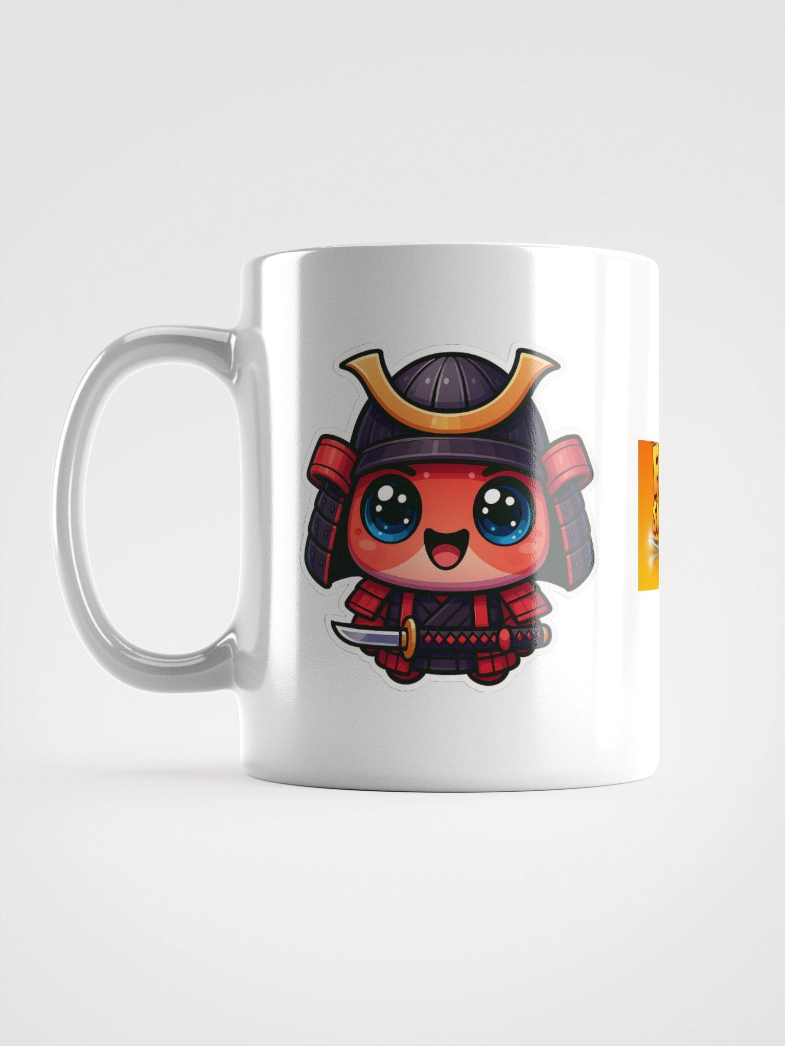 Blushing Samurai Fishy White Mug product image (16)